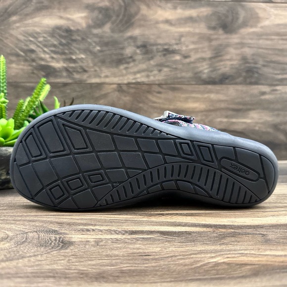 NIB Aetrex Rita 39 8.5 Thong Sandal Flip Flops Navy AE875 - Picture 10 of 12